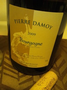 Damoy Bourgogne rouge etiket